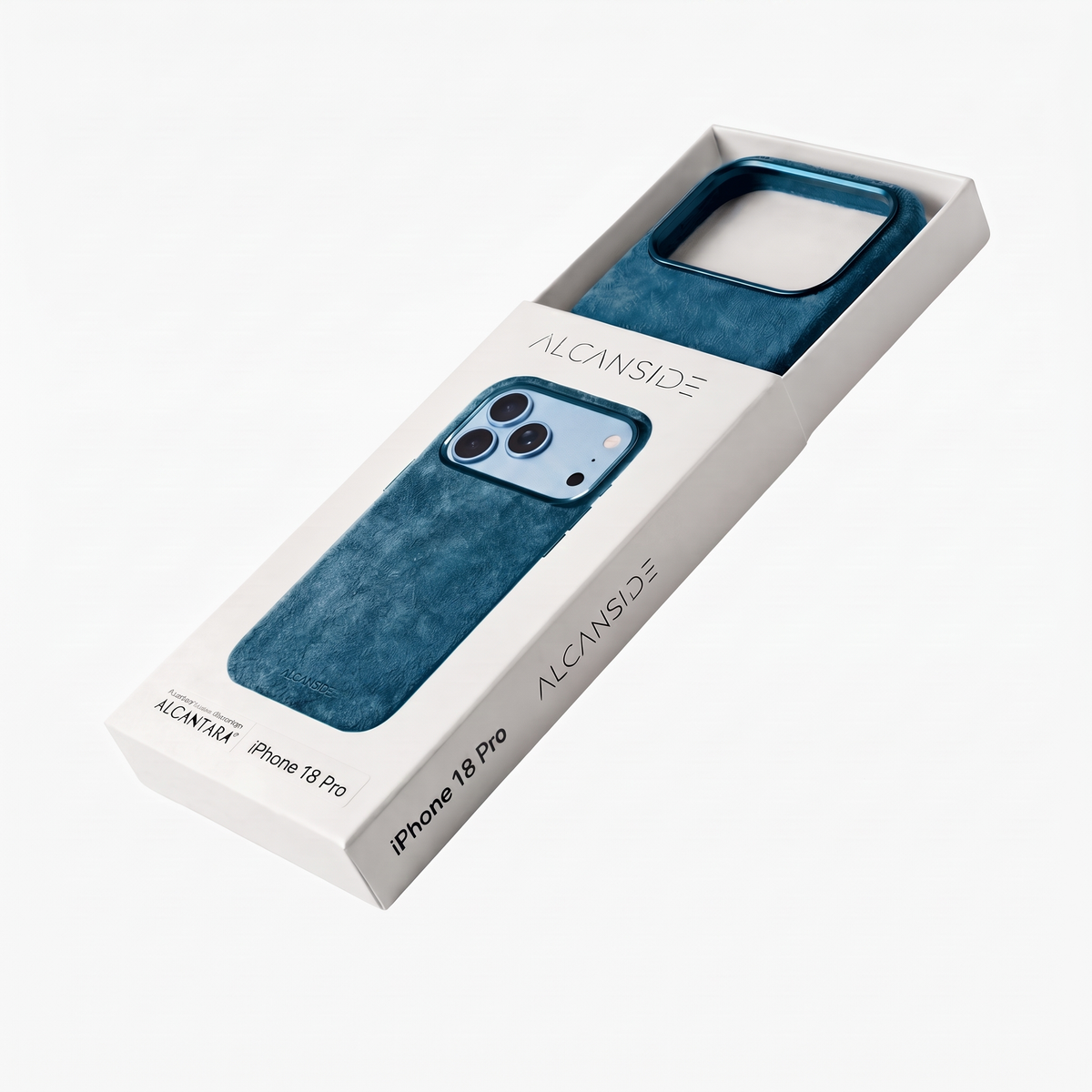 iPhone 18 Pro Max - Alcantara Case - Ocean Blue