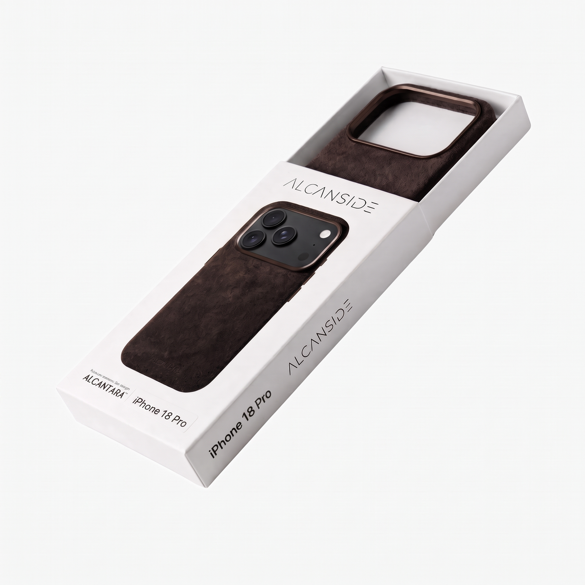 iPhone 18 Pro Max - Alcantara Case - Chocolate Brown