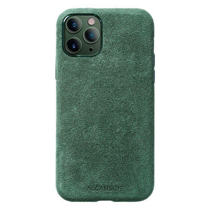 iPhone 11 Pro Max - Alcantara Case - Midnight Green
