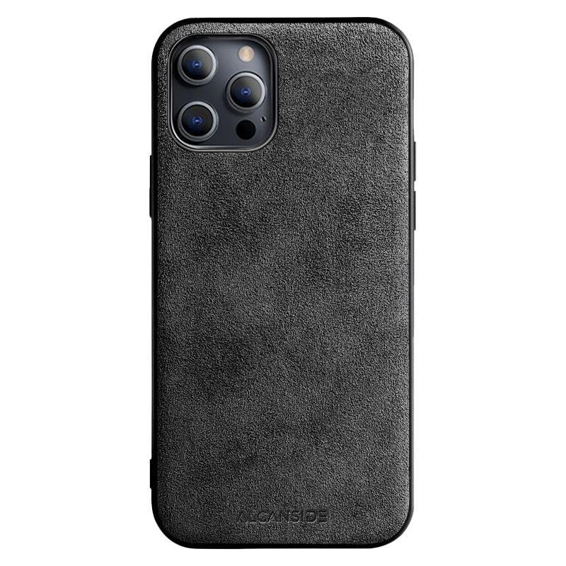 iPhone 12 & 12 Pro - Alcantara Back Cover - Space Grey