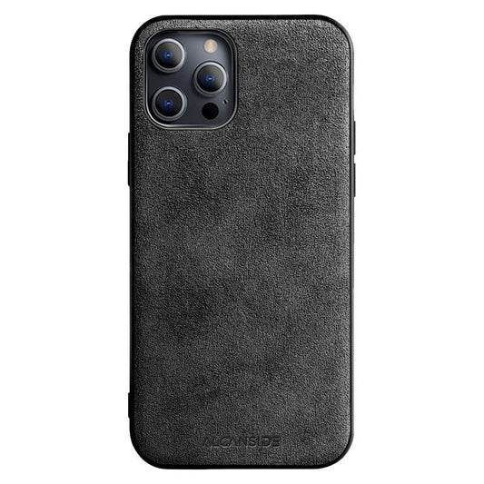 iPhone 12 & 12 Pro - Alcantara Back Cover - Space Grey