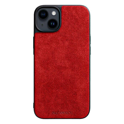 iPhone 12 Mini - Alcantara Back Cover - Red