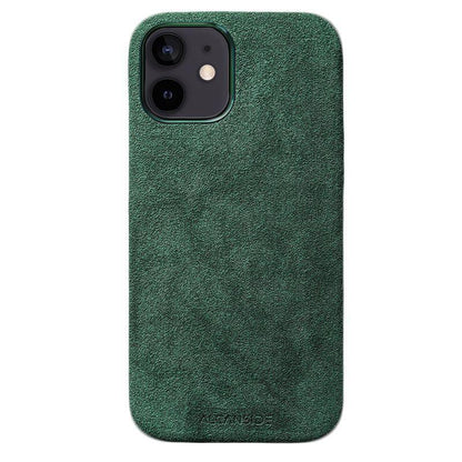 iPhone 12 Mini - Alcantara Case - Midnight Green