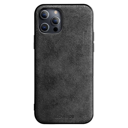 iPhone 12 Pro Max - Alcantara Back Cover - Space Grey