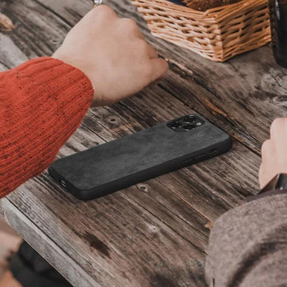 iPhone 12 Pro Max - Alcantara Back Cover - Space Grey