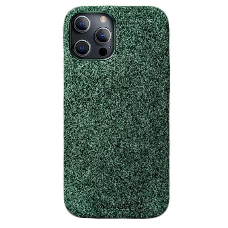 iPhone 12 Pro Max - Alcantara Case - Midnight Green