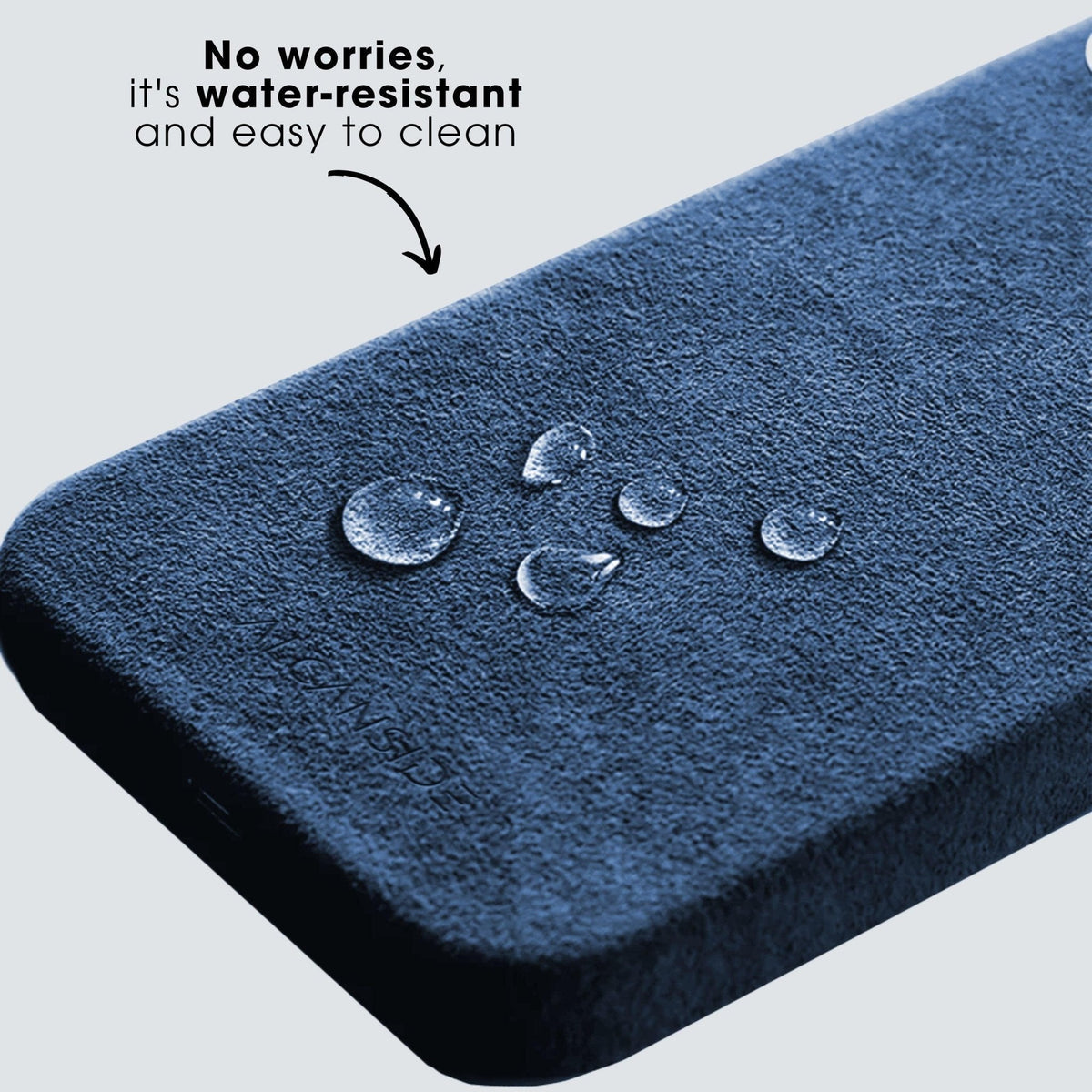 iPhone 13 - Alcantara Case - Ocean blue