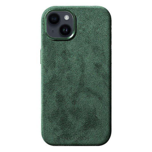 iPhone 13 Mini - Alcantara Case - Midnight Green