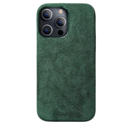 iPhone 13 Pro - Alcantara Case - Midnight Green
