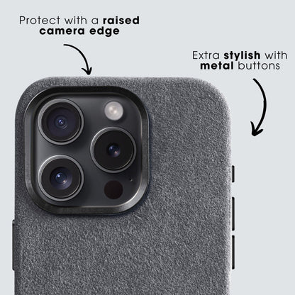 iPhone 13 Pro - Alcantara Case - Nardo Gray