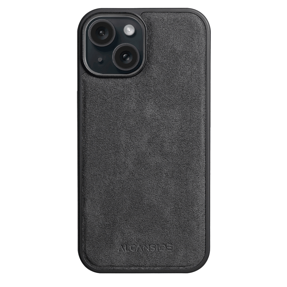 iPhone 14 Plus - Alcantara Back Cover - Space Grey