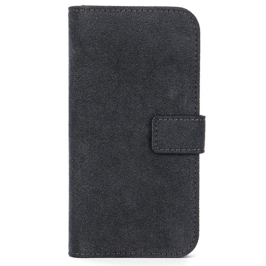 iPhone 14 Pro - Wallet Alcantara Case - Space Grey