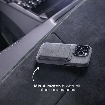 iPhone 15 Pro - Alcantara Case - Nardo Gray