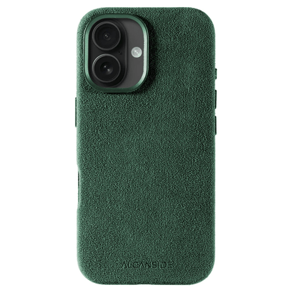 iPhone 16 Plus - Alcantara Case - Midnight Green