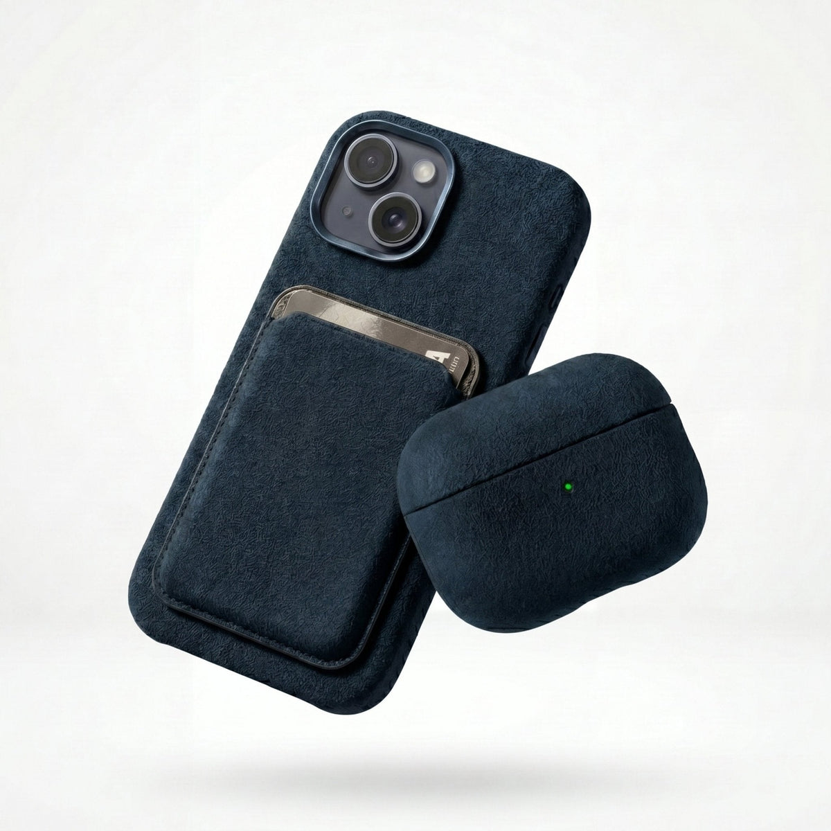 iPhone 16 - Alcantara Case - Navy Blue