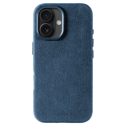 iPhone 16 Plus - Alcantara Case - Ocean blue