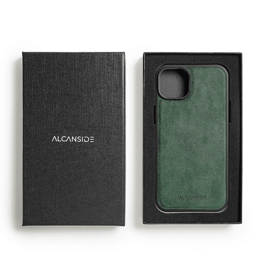 iPhone 16 - Alcantara Back Cover - Midnight Green