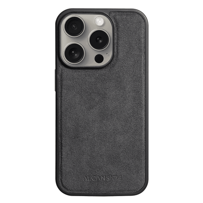 iPhone 15 Pro Max - Alcantara Back Cover - Space Grey