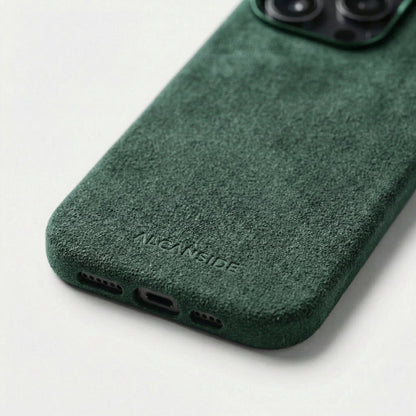 iPhone 16 Pro - Alcantara Case - Midnight Green