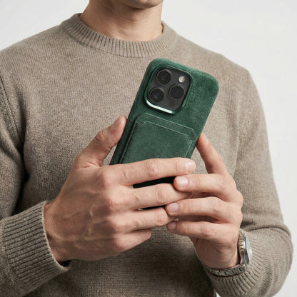 iPhone 16 Pro Max - Alcantara Case - Midnight Green