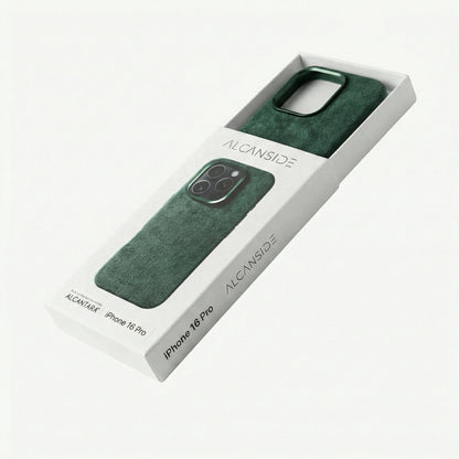 iPhone 16 Pro - Alcantara Case - Midnight Green