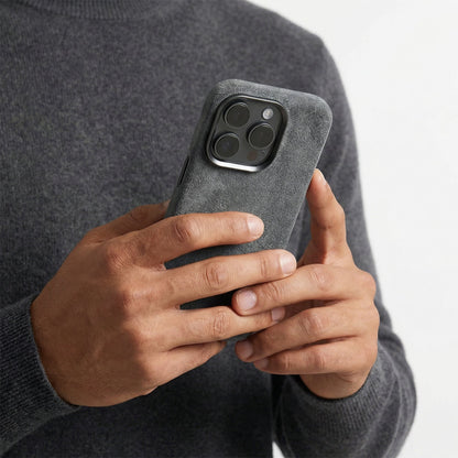 iPhone 16 Pro Max - Alcantara Case - Nardo Gray