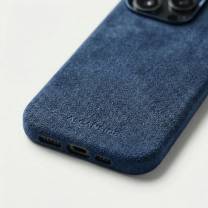 iPhone 16 Pro Max - Alcantara Case - Ocean blue