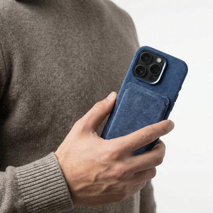 iPhone 16 Pro Max - Alcantara Case - Ocean blue