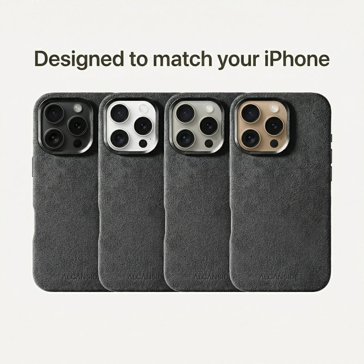 iPhone 16 Pro Max - Alcantara Case - Space Grey