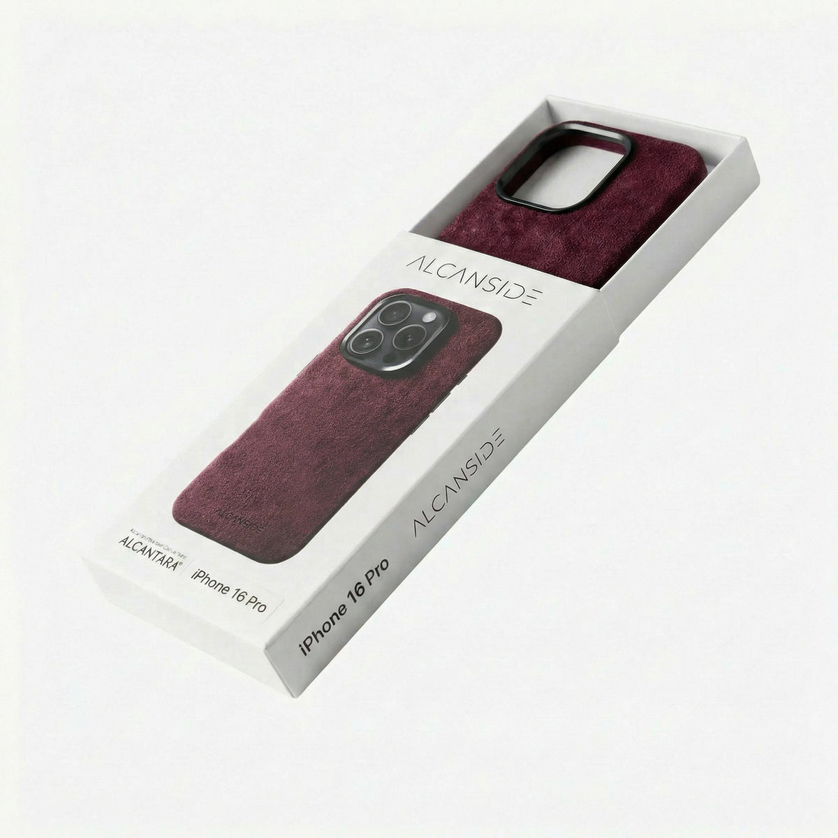 iPhone 16 Pro Max - Alcantara Case - Wine Red