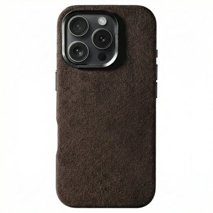 iPhone 16 Pro - Alcantara Case - Chocolate Brown