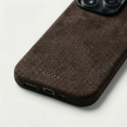 iPhone 16 Pro Max - Alcantara Case - Chocolate Brown