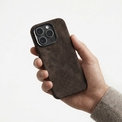 iPhone 16 Pro Max - Alcantara Case - Chocolate Brown