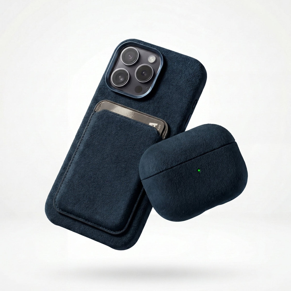 iPhone 16 Pro Max - Alcantara Case - Navy Blue