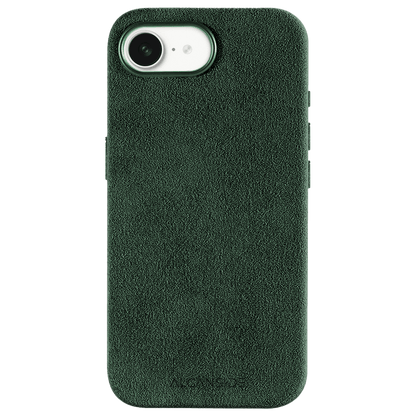 iPhone 17e - Alcantara Case - Midnight Green