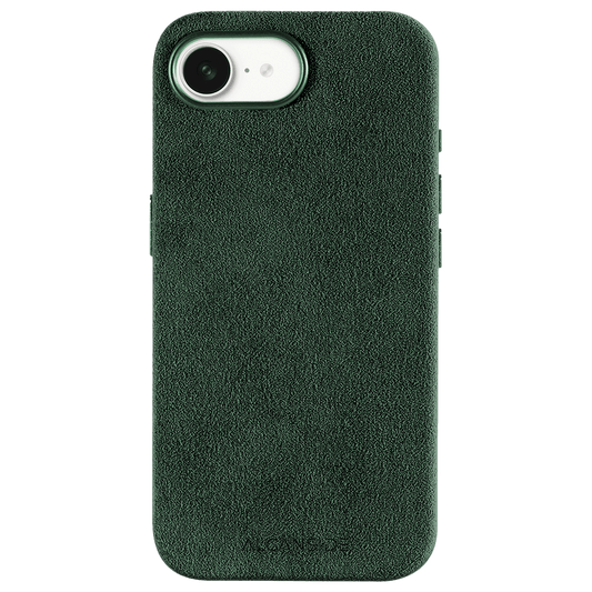 iPhone 16e - Alcantara Case - Midnight Green