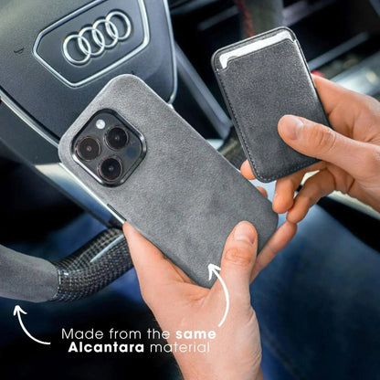 iPhone 16 Plus - Alcantara Case - Nardo Gray