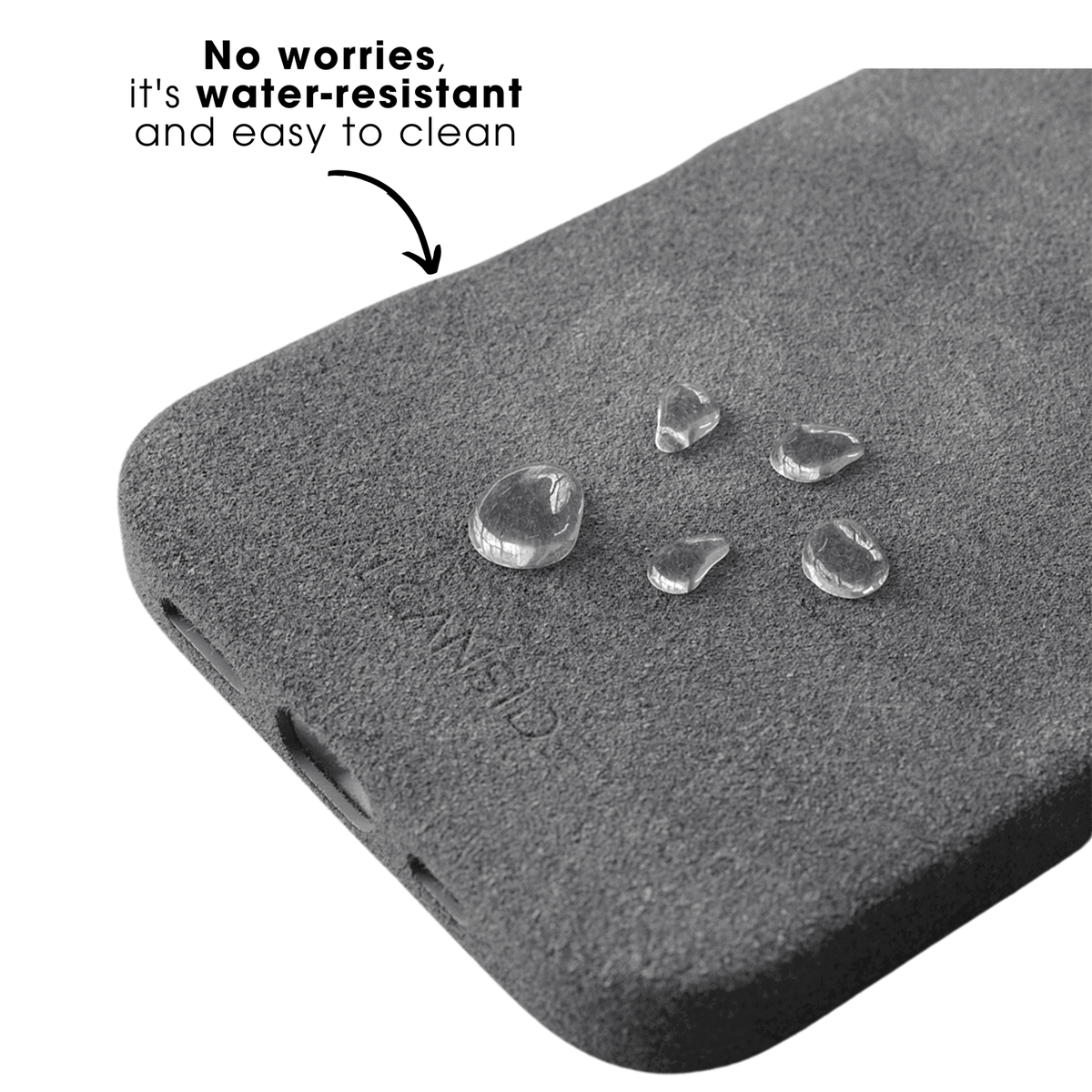 iPhone 17e - Alcantara Case - Nardo Gray