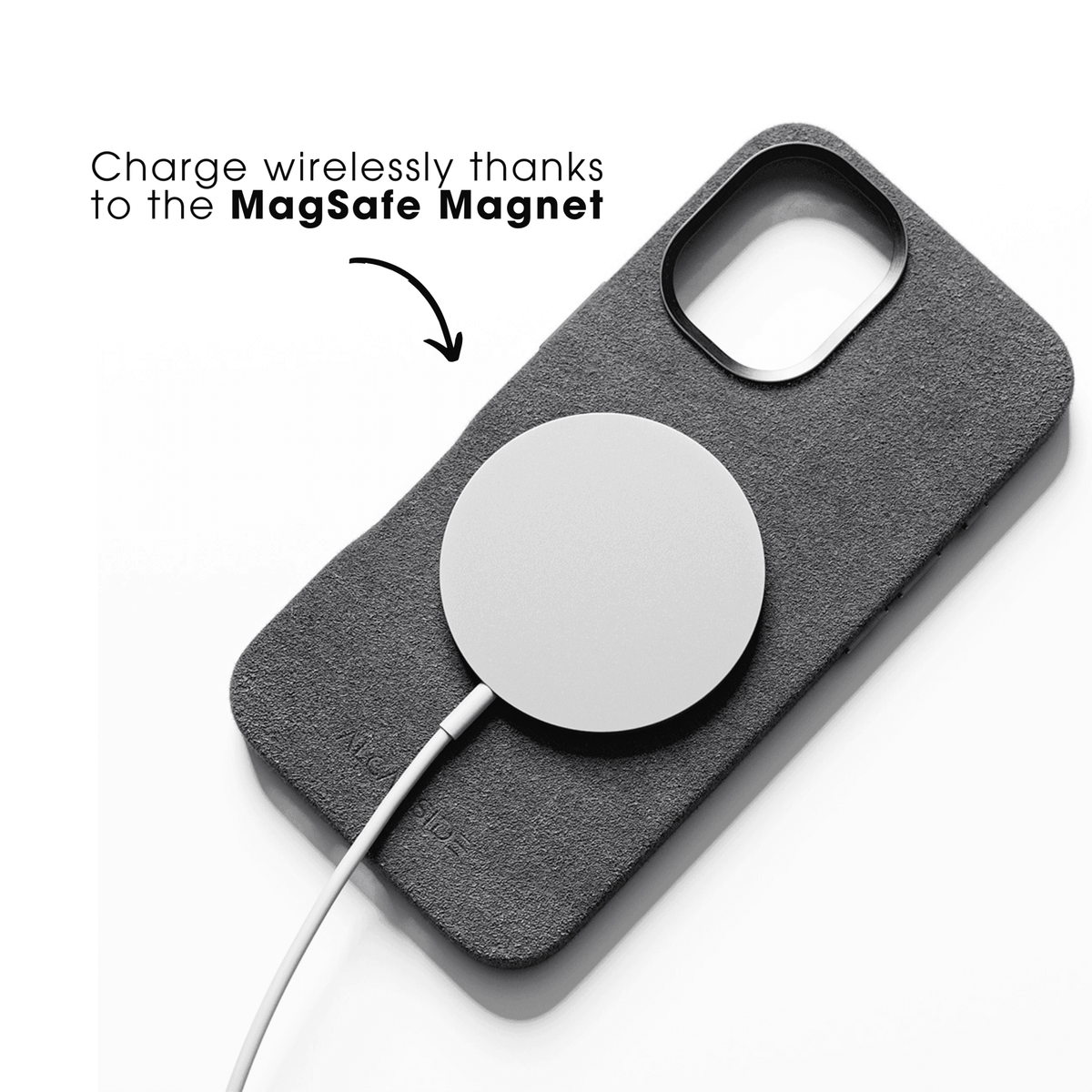 iPhone 17e - Alcantara Case - Nardo Gray