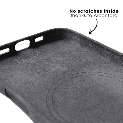 iPhone 17e - Alcantara Case - Space Grey