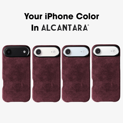 iPhone 17 Air - Alcantara Case - Wine Red