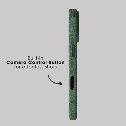 iPhone 17 - Alcantara Case - Midnight Green