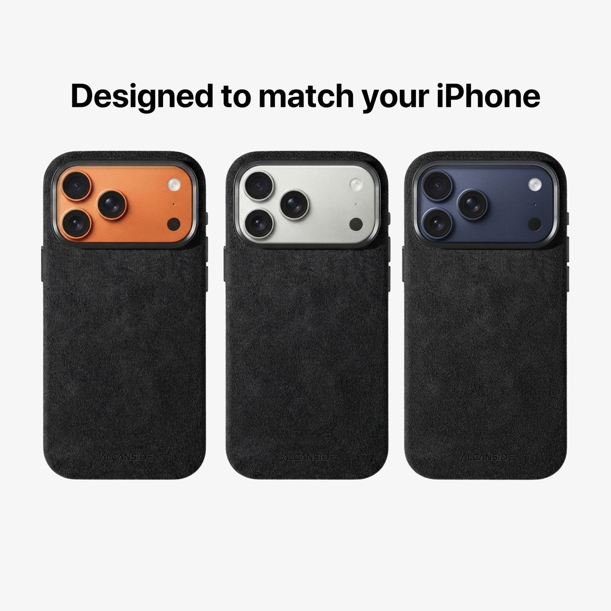 iPhone 17 Pro Max - Alcantara Case - Deep Black
