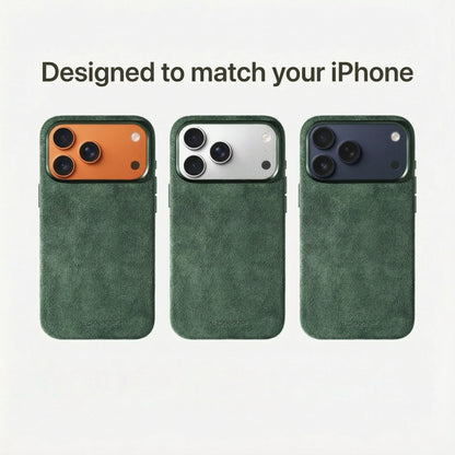 iPhone 17 Pro - Alcantara Case - Midnight Green