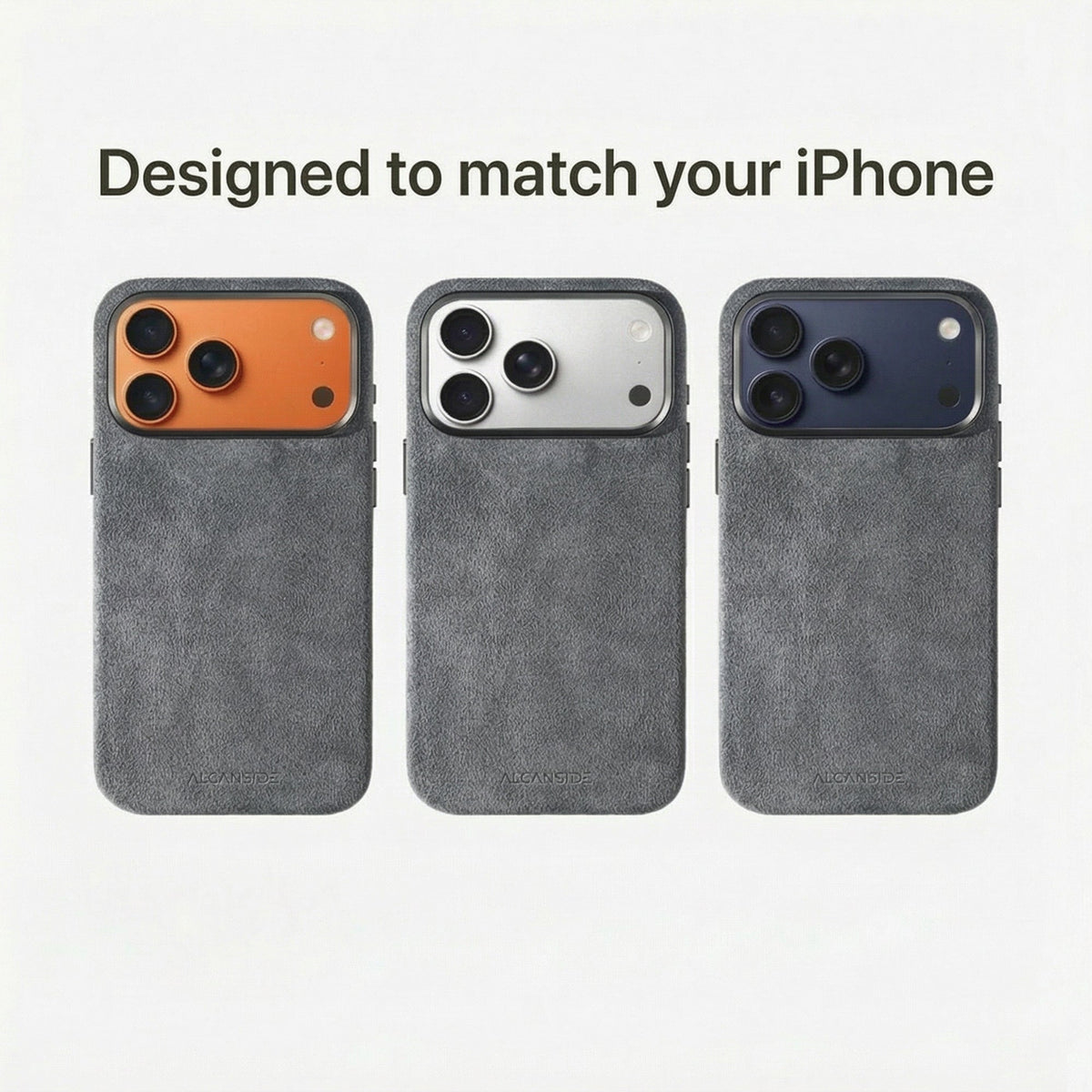 iPhone 17 Pro Max - Alcantara Case - Nardo Gray