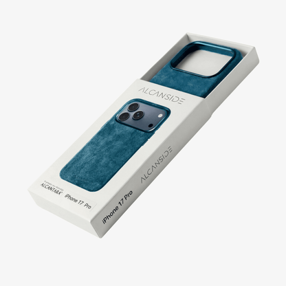 iPhone Alcantara Case - Ocean Blue