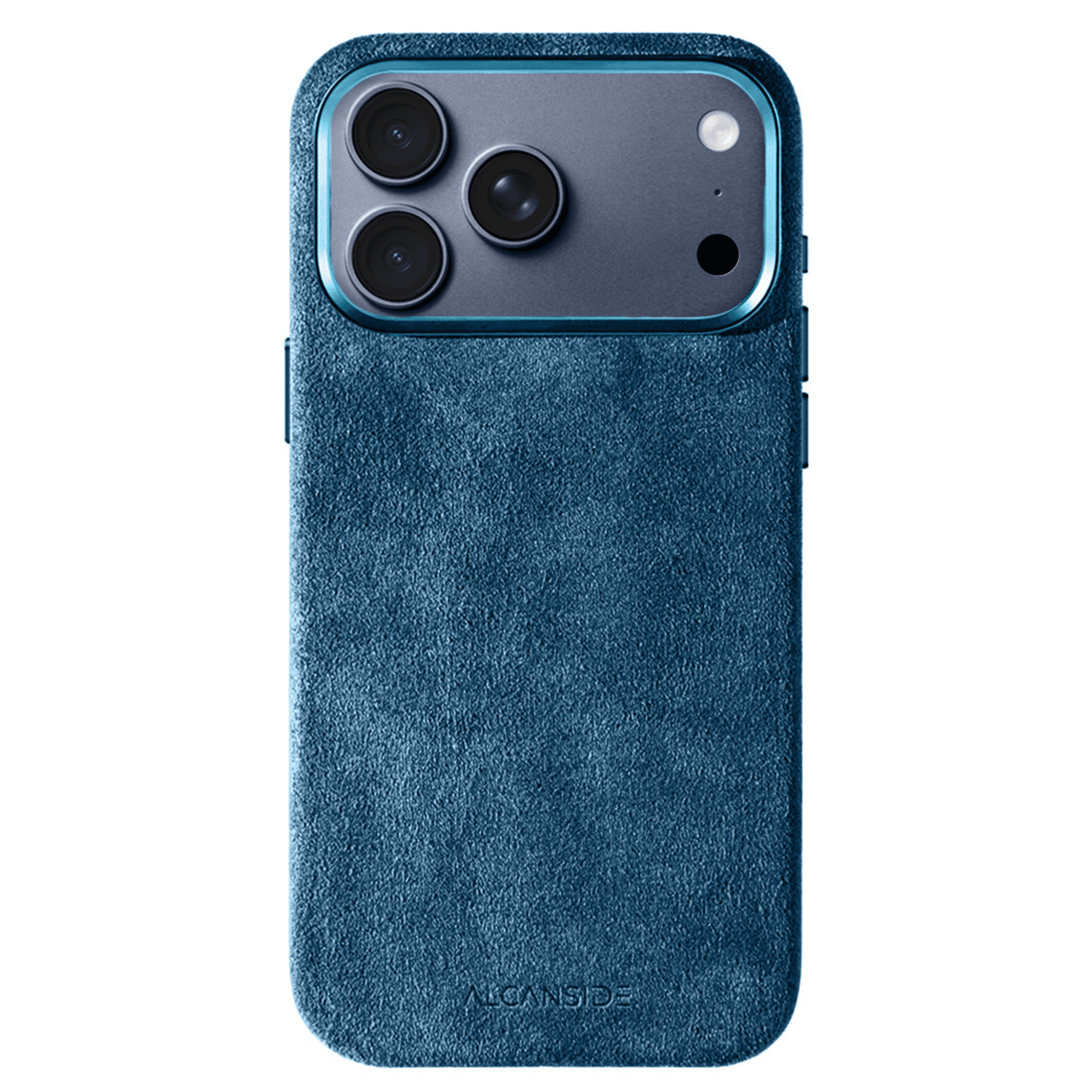 iPhone Alcantara Case - Ocean Blue