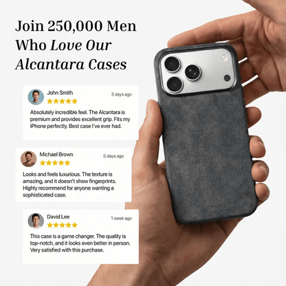 iPhone 17 Pro Max - Alcantara Case - Space Grey