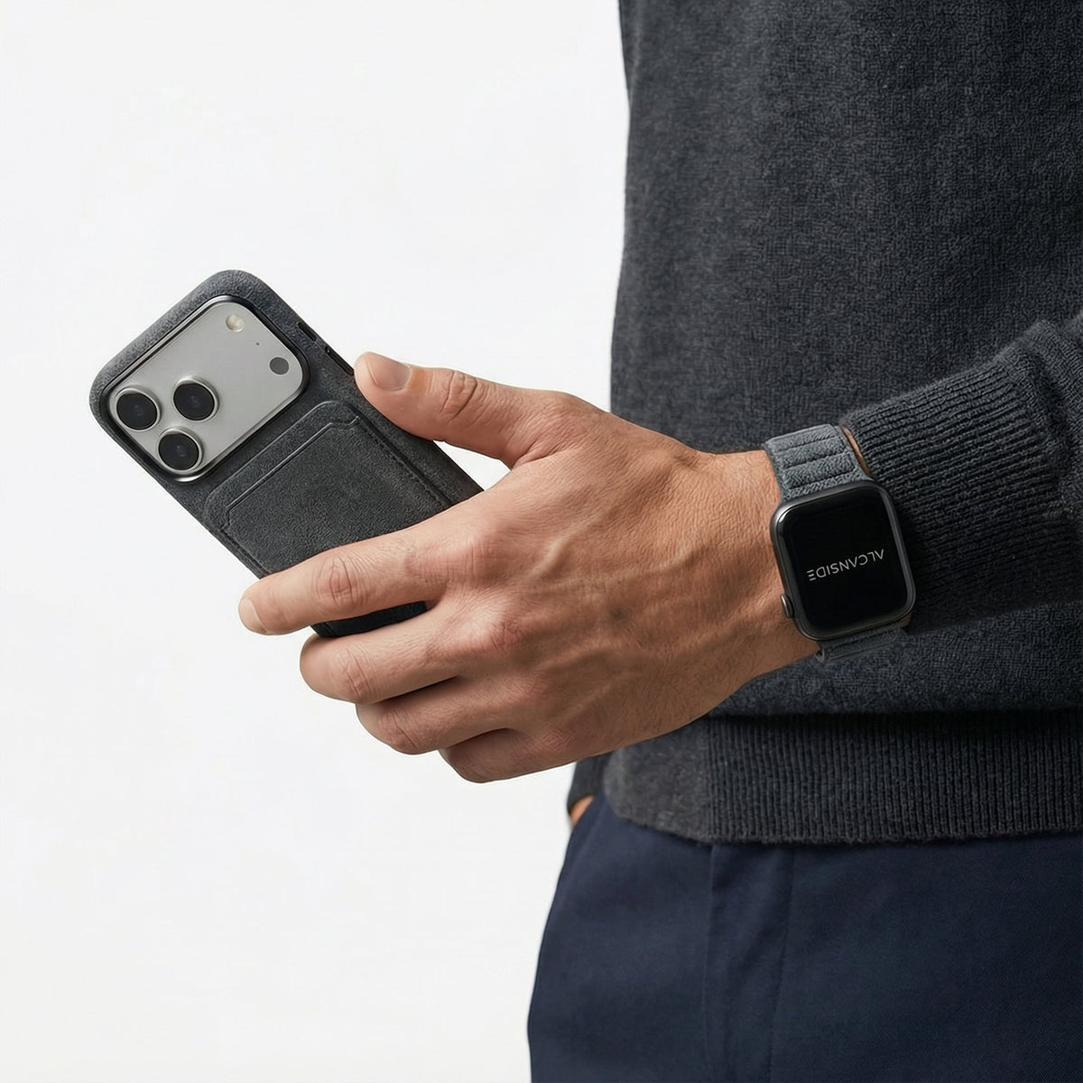 iPhone 17 Pro - Alcantara Case - Space Grey