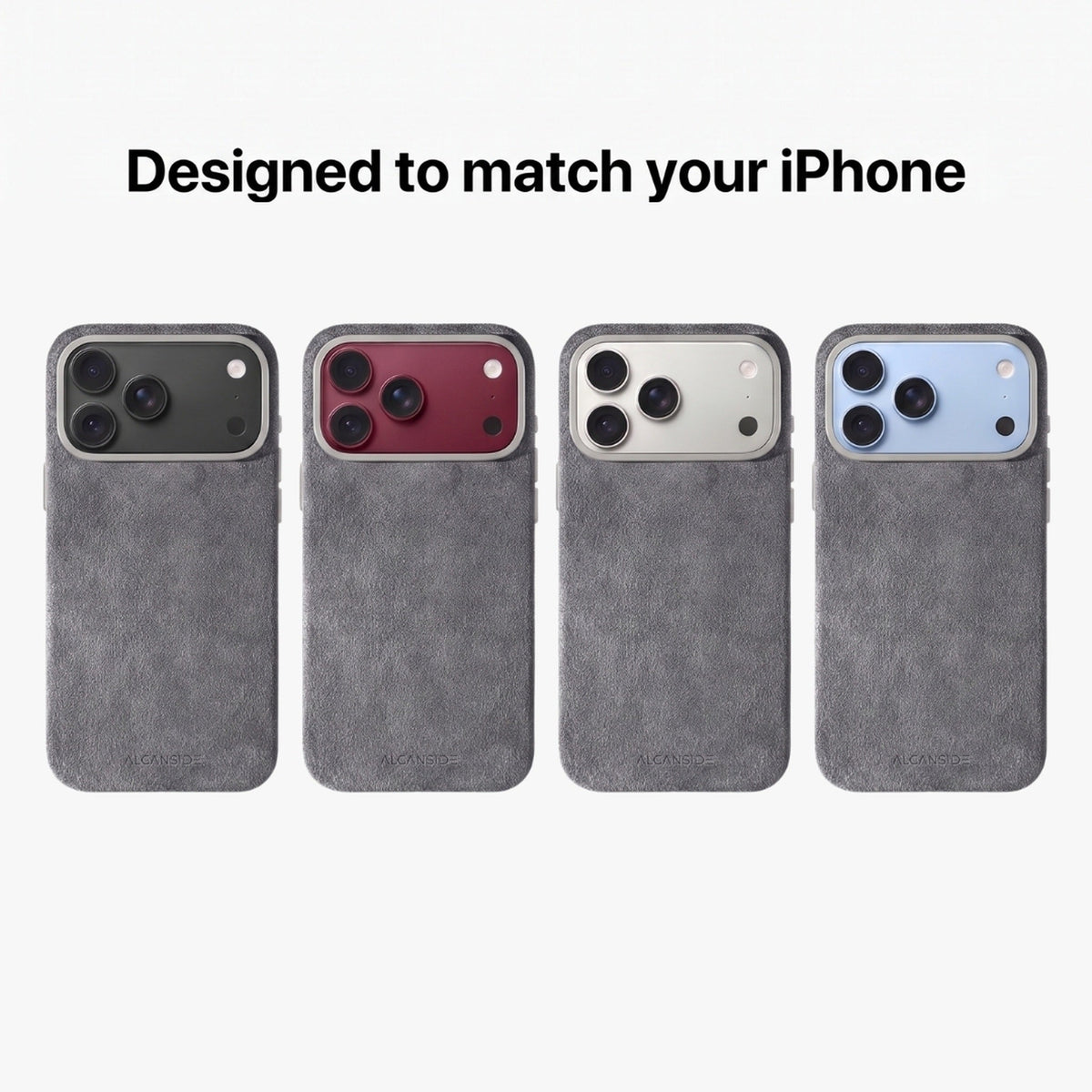 iPhone 18 Pro Max - Alcantara Case - Nardo Gray